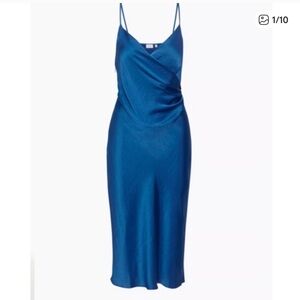 Aritzia Wilfred Scenery Dress in Ultramarine Blue in size USWXL